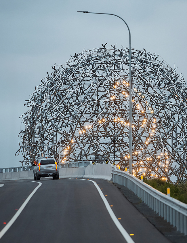 ‘Great Emu in the Sky’ major public artwork | BALARINJI Indigenous ...